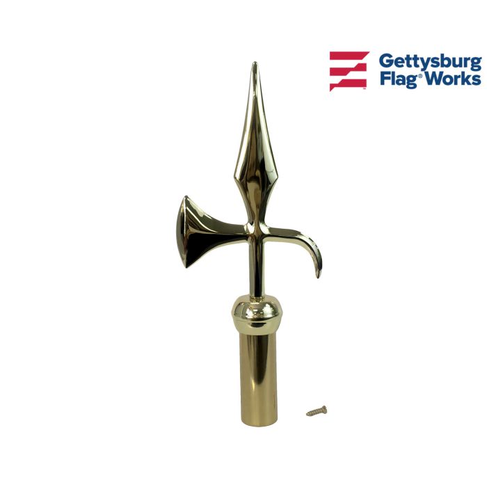 Battle Axe, 9" Brass 1