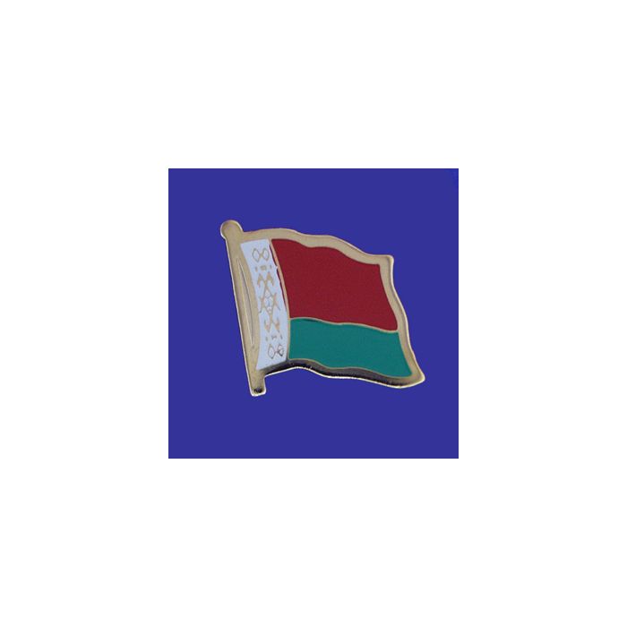 Belarus Lapel Pin (Single Waving Flag)