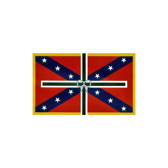 Black Cross of Texas Flag - 3x5'