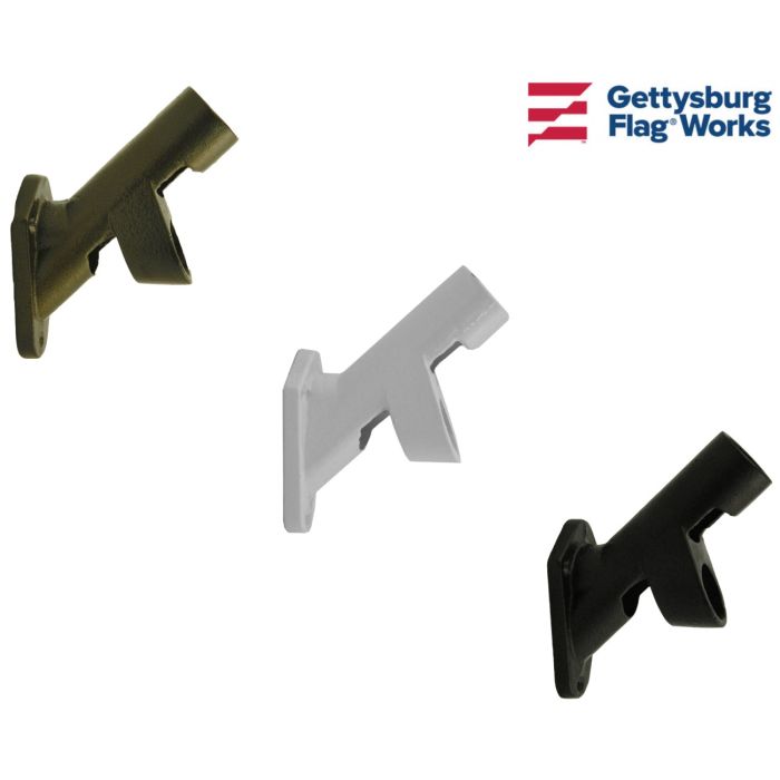 Cast Iron Flagpole Bracket - Choose Color