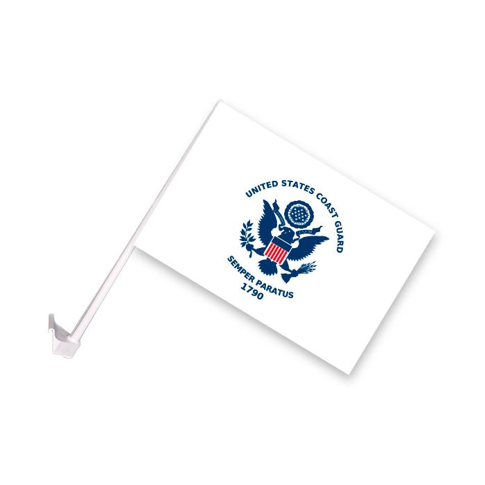 Coast Guard Car Window Flag