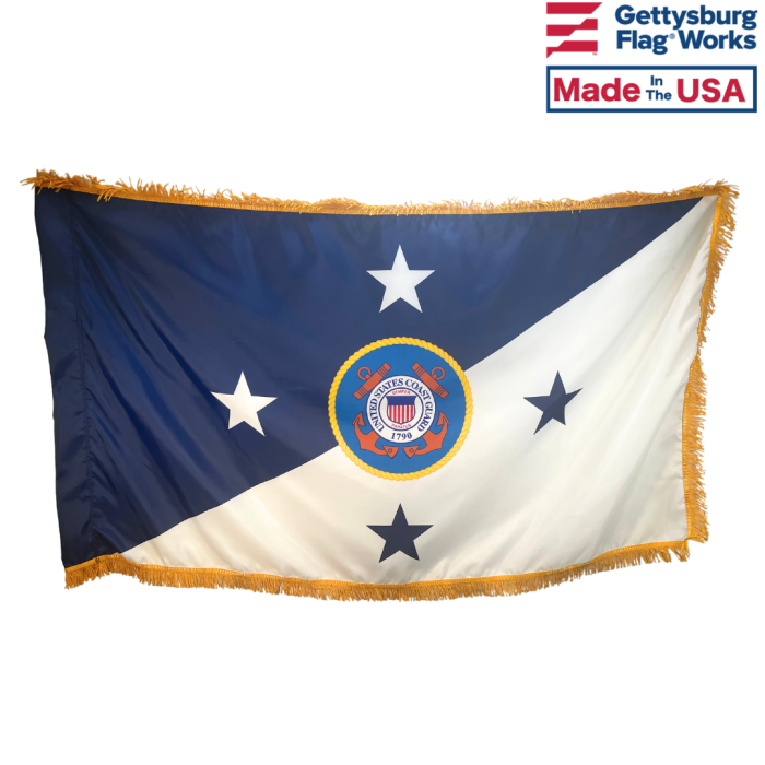 Coast Guard Commandant Officer Indoor Flag