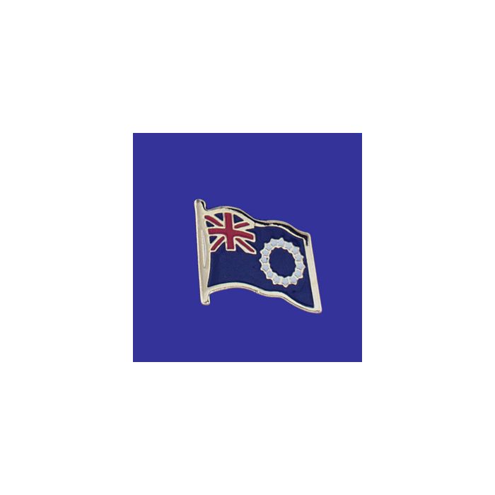 Cook Islands Lapel Pin (Single Waving Flag)