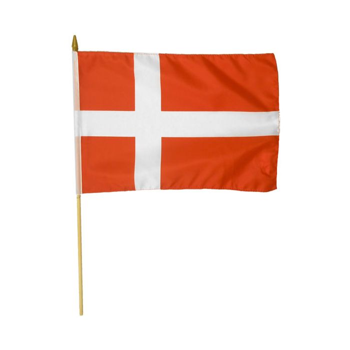Denmark Stick Flag