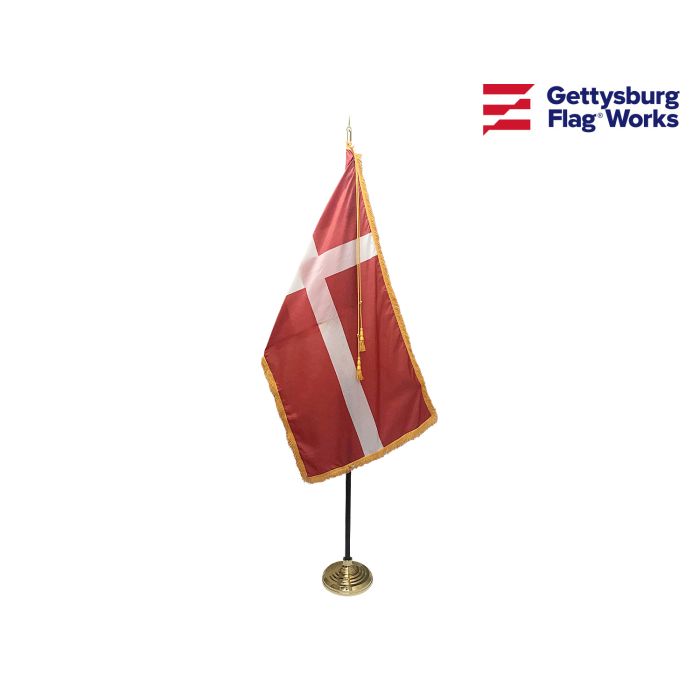 Denmark Indoor Flag Set