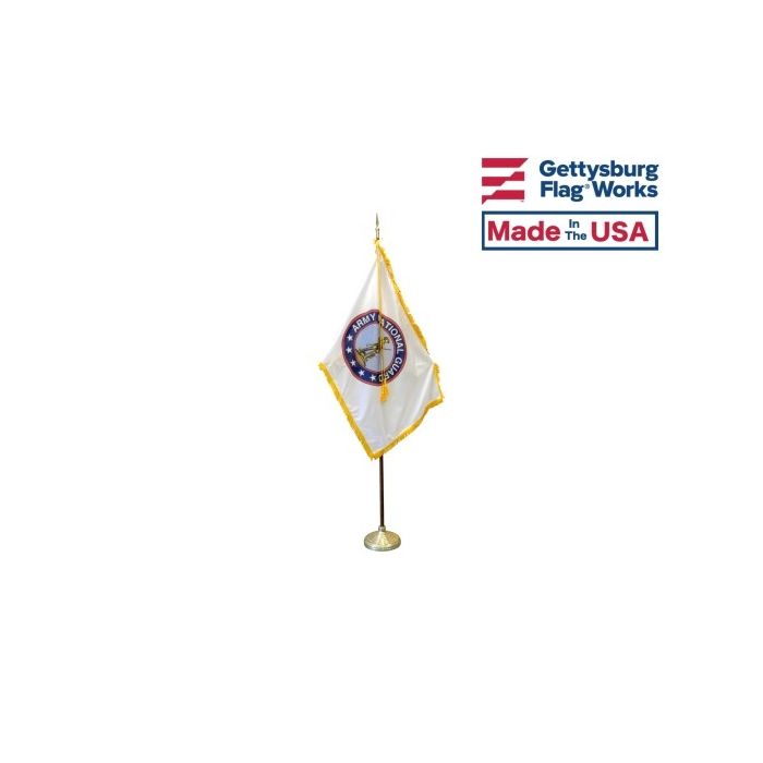 ARMY NATIONAL GUARD INDOOR FLAG SET