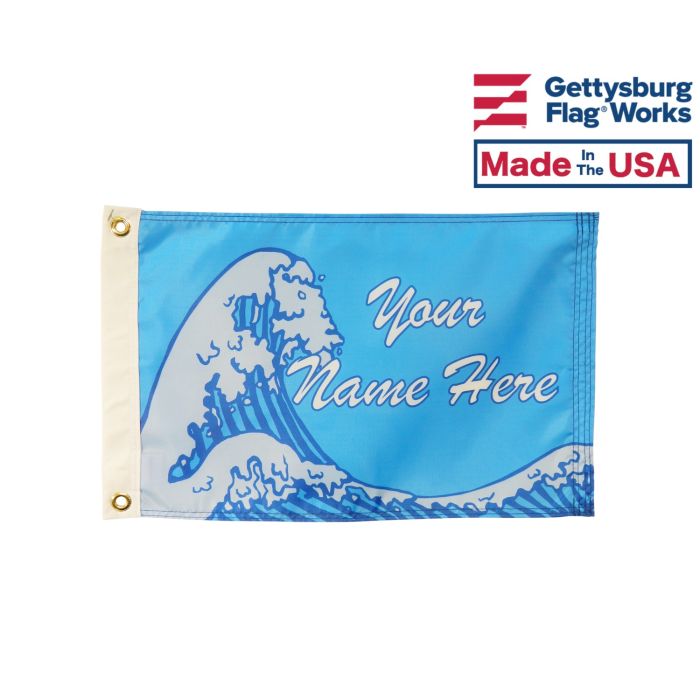 Design your Own Custom Wave Flag