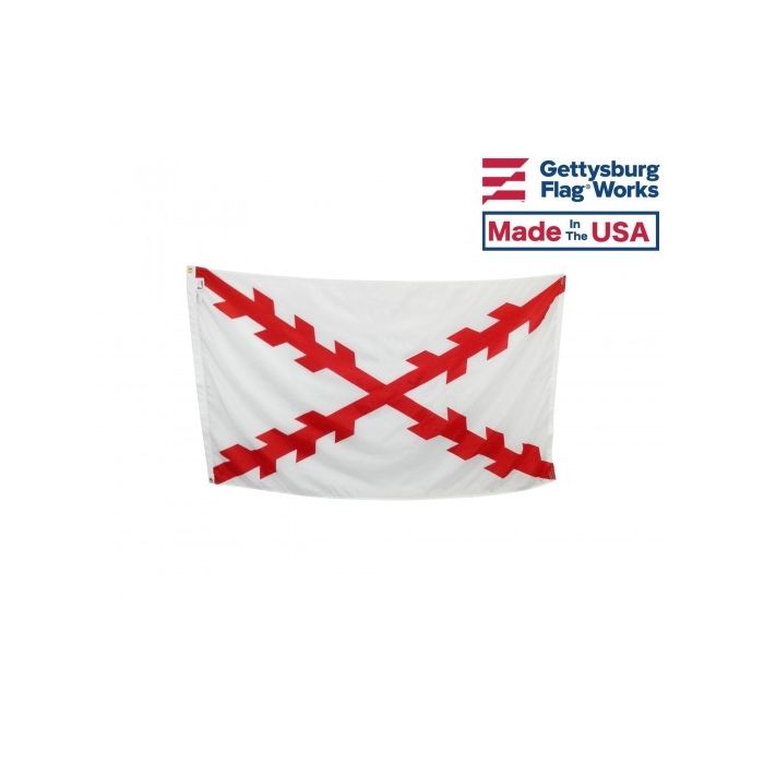 Spanish Cross Of Burgundy Flag 