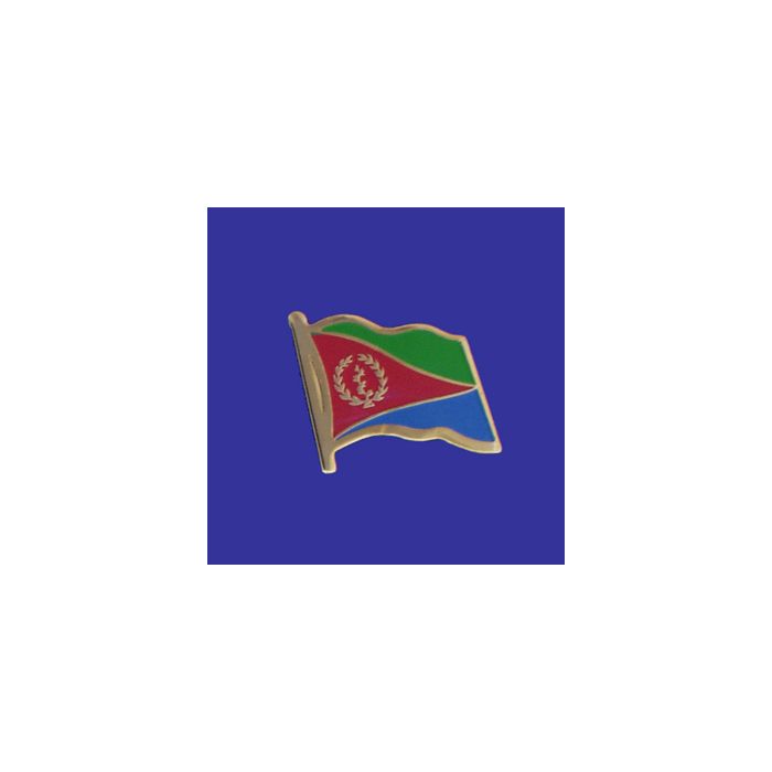 Eritrea Lapel Pin (Single Waving Flag)