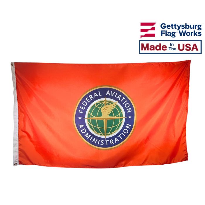 Federal Aviation Administration Outdoor Flag Made in the USA by Gettysburg Flag Works
