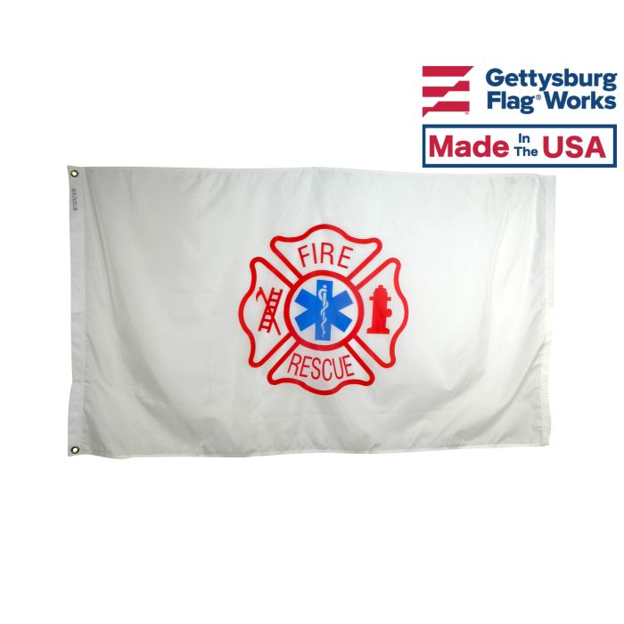 FIRE RESCUE FLAG - 3X5'
