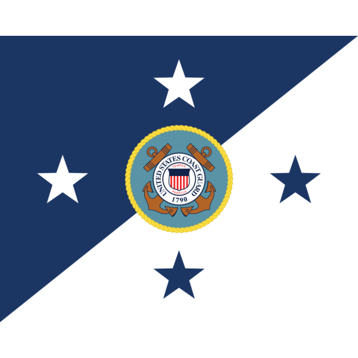 Coast Guard Commandant Officer Outdoor Flag 