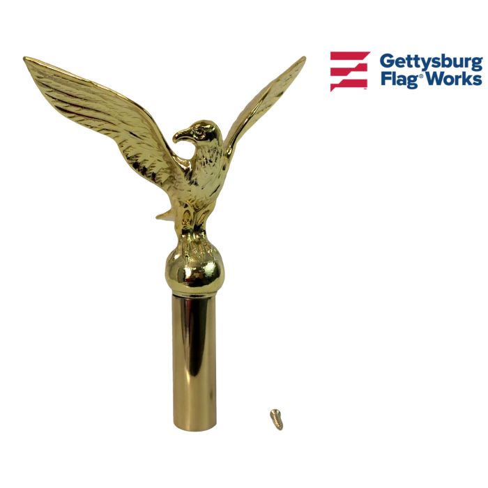 Flying Eagle Finial for Indoor and Parade Flagpoles