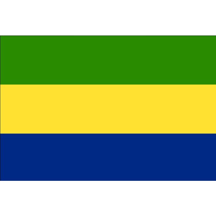 Gabon Flag - Header & Grommets