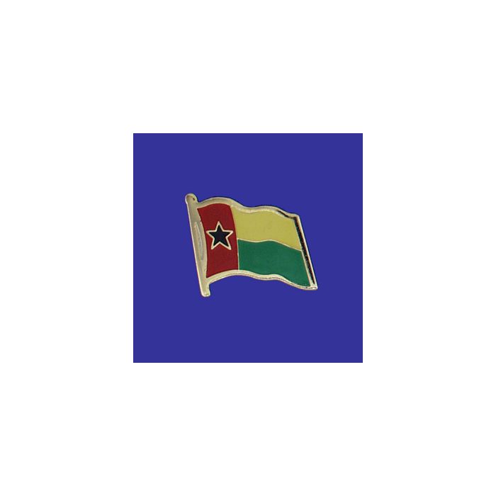 Guinea Bissau Lapel Pin (Single Waving Flag)
