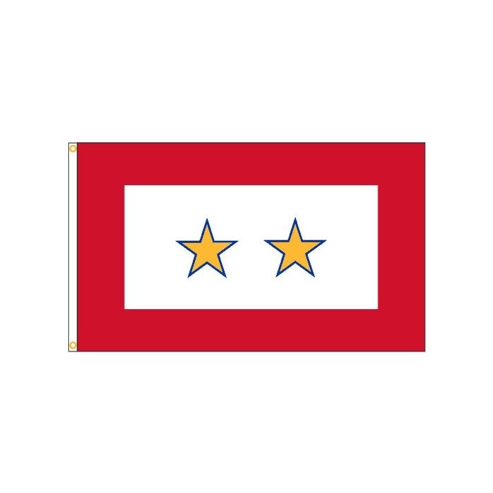 Service Star Flag (2 Gold Stars) - 3x5'