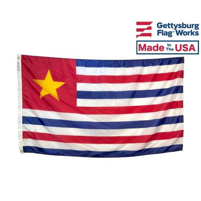 3x5' 1861 Louisiana Gold Star Flag 