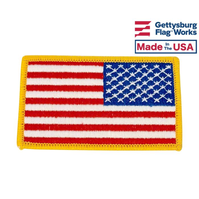American Flag Patch, 2x3" Right Shoulder