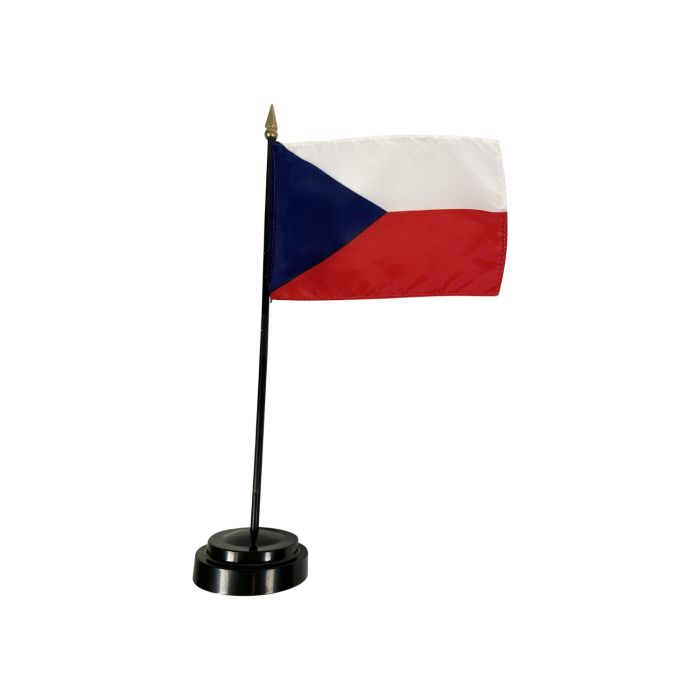 Czech Republic Stick Flag - 4x6"