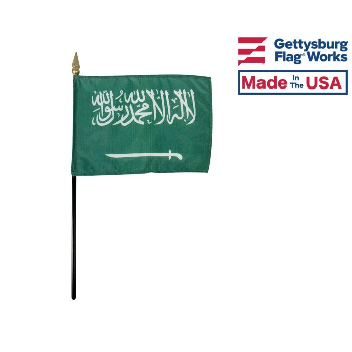 Saudi Arabia Stick Flag