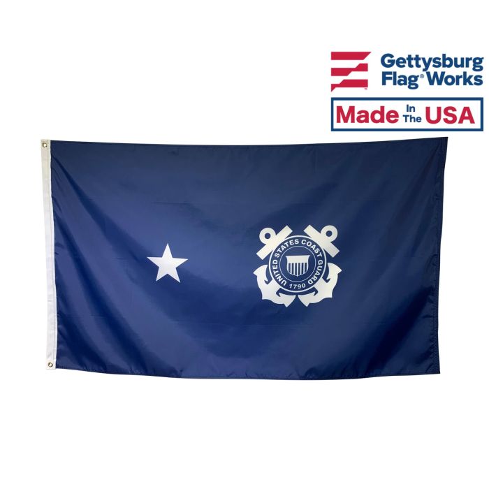 Coast Guard Admiral Lower Half (1 Star) Flag
