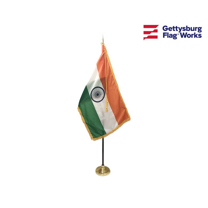 India Indoor Flag Set