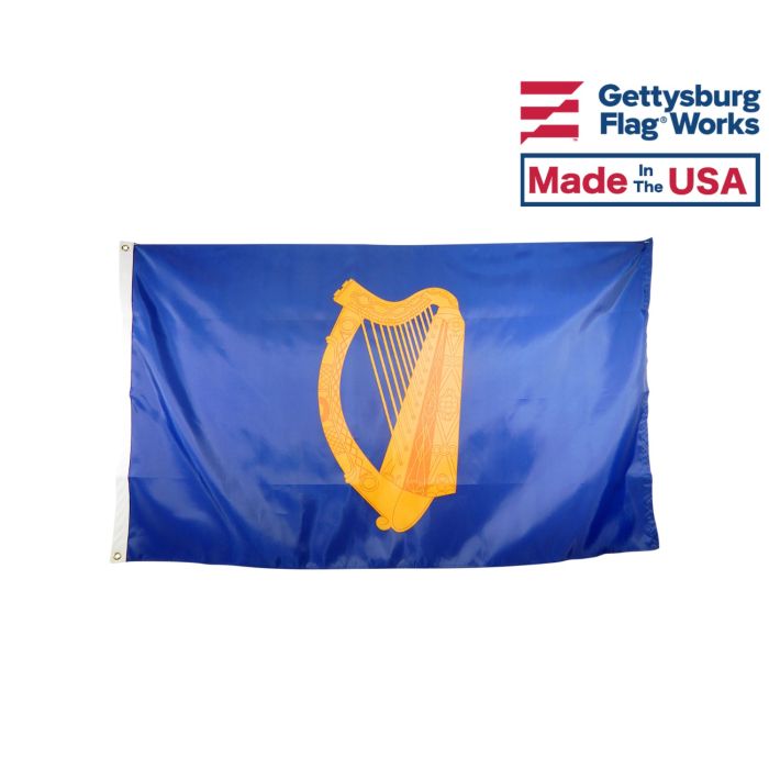 Ireland Historical Blue Harp Flag - Presidential Flag of Ireland