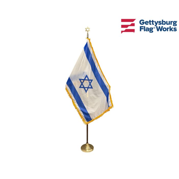 Israel Indoor Flag Set