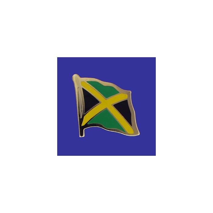 Jamaica Lapel Pin (Single Waving Flag)