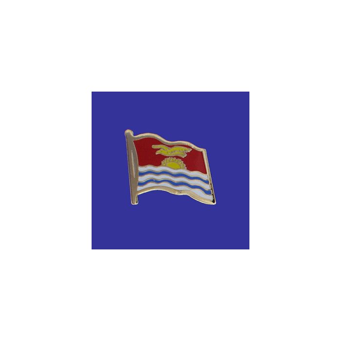 Kiribati Lapel Pin (Single Waving Flag)
