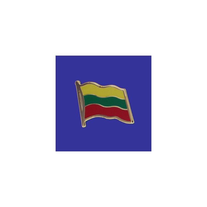 Lithuania Lapel Pin (Single Waving Flag)