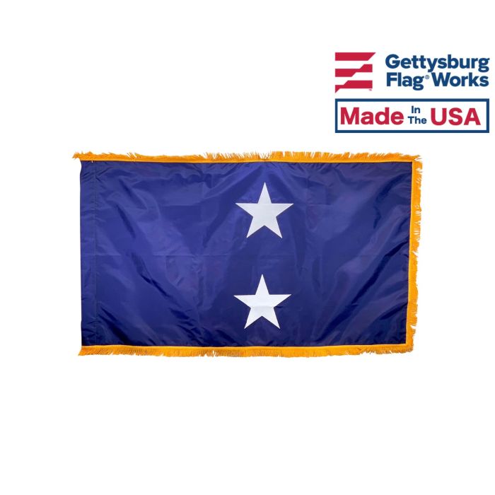 Navy Rear Admiral (2 Star) - Naval Officer Indoor Flag - Choose Options