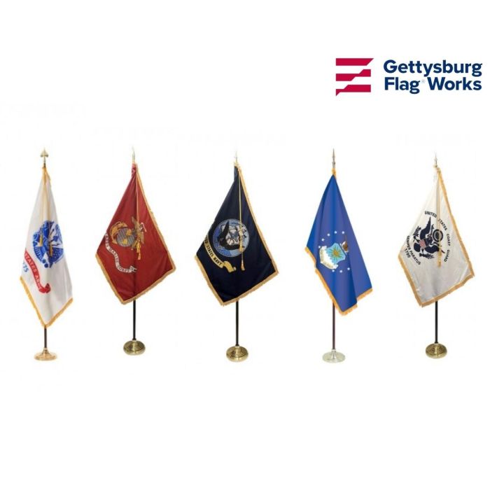 All Military Branches Indoor Flag Sets
