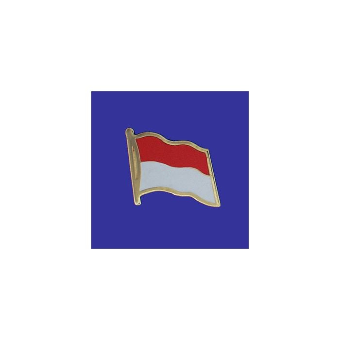 Monaco Lapel Pin (Single Waving Flag)