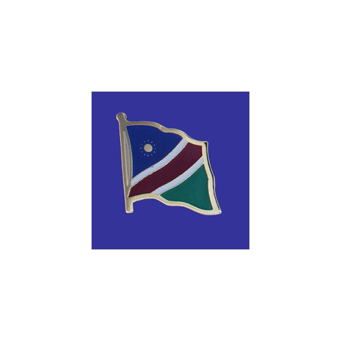 Namibia Lapel Pin (Single Waving Flag)