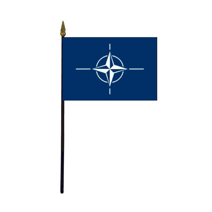 NATO Stick Flag - 4x6"
