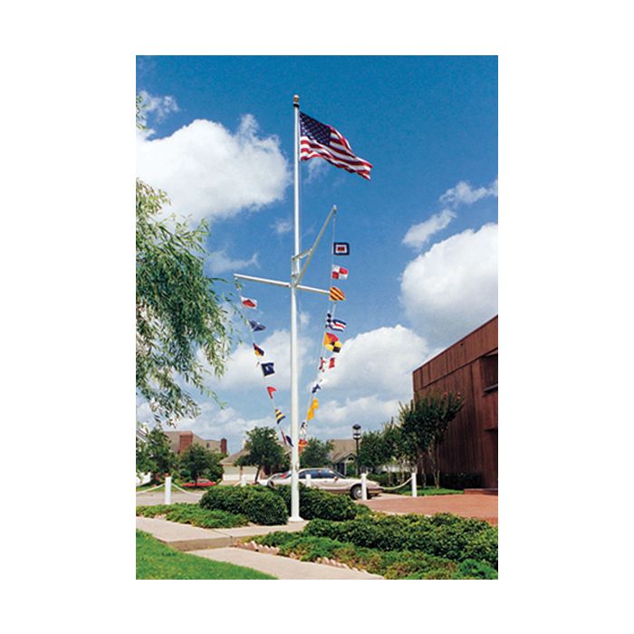 80' Nautical Double Mast Flagpole