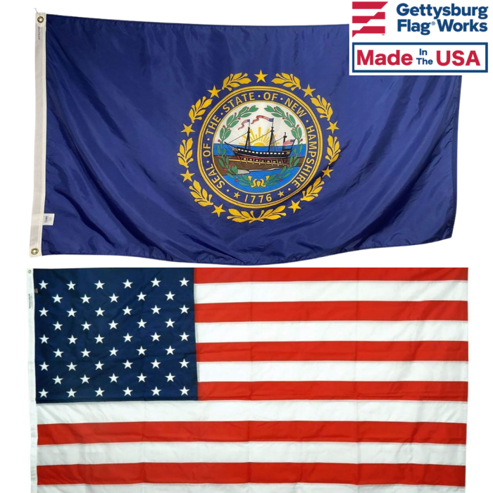 New Hampshire & Battle-Tough® American Flag Combo Pack