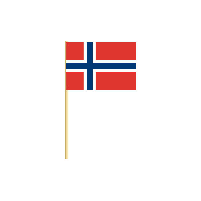 Norway Cotton Stick Flag