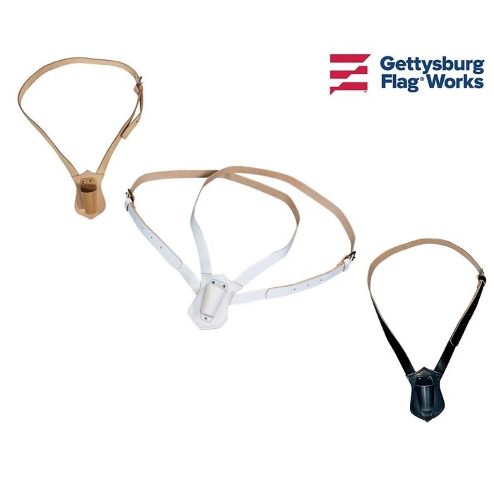 Leather Parade Flagpole Harness