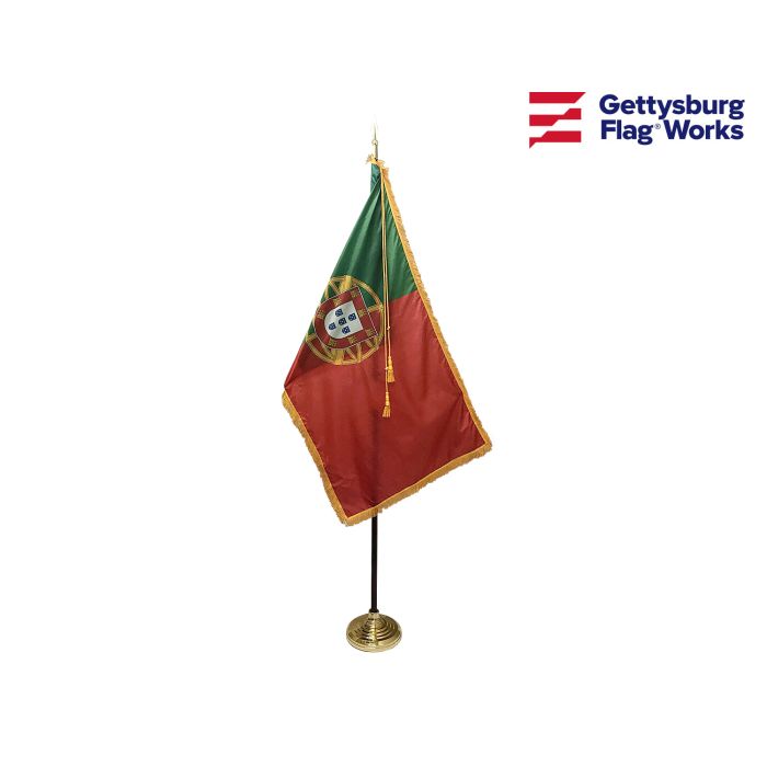 Portugal Indoor Flag Set