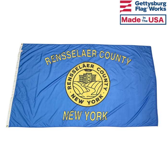 Rensselaer flag front image