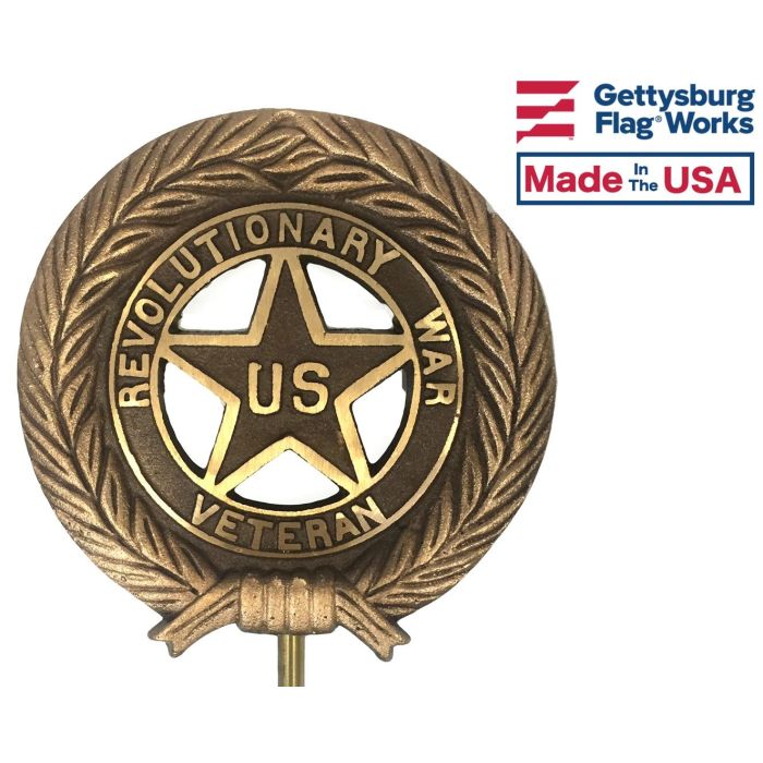 Revolutionary War Veteran Bronze Grave Marker