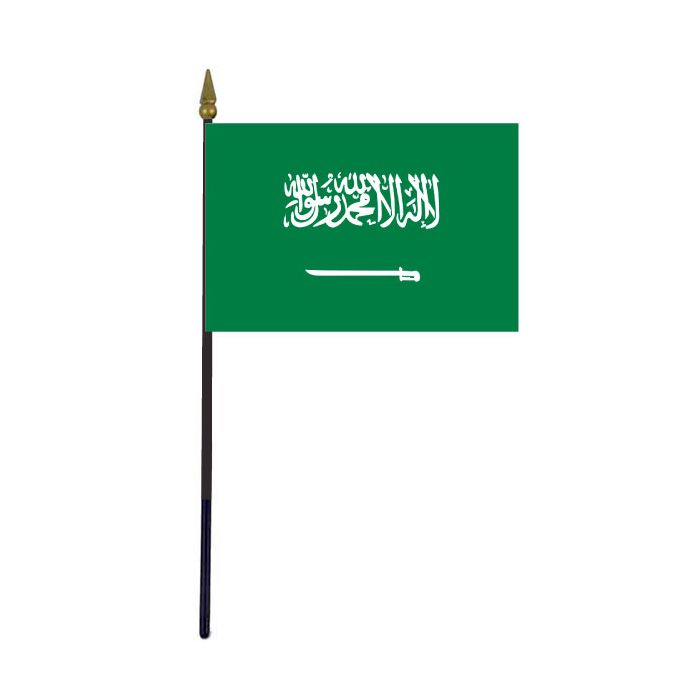 Saudi Arabia Stick Flag - 4x6"