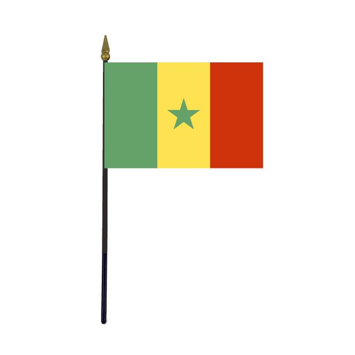 Senegal Stick Flag - 4x6"