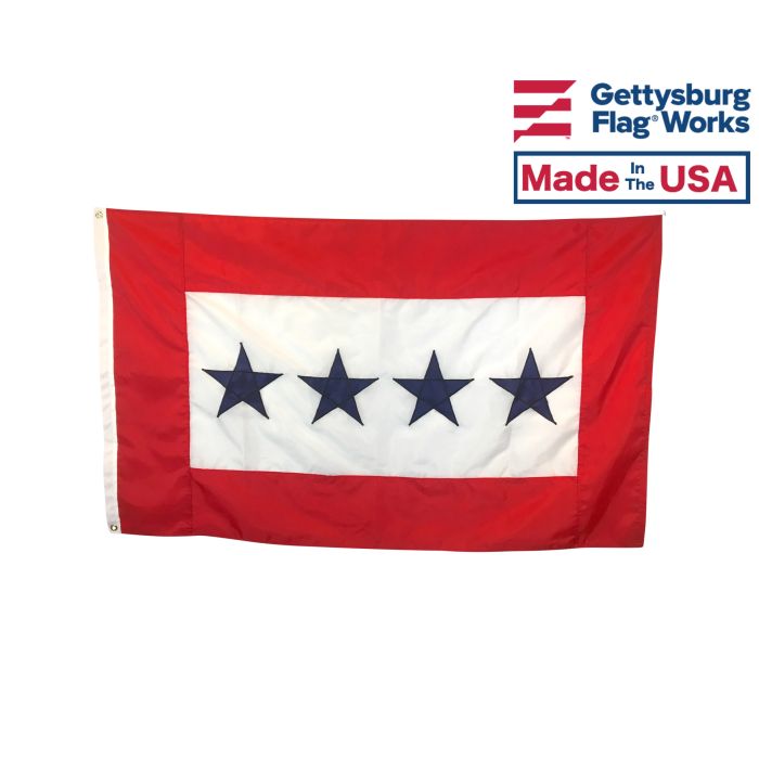 Service Star Flag (4 Blue Stars) - 3x5'