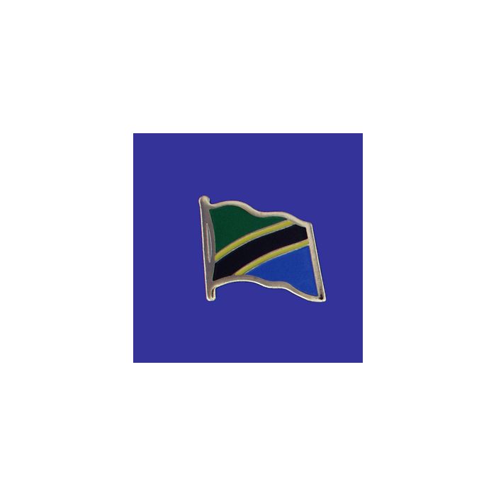 Tanzania Lapel Pin (Single Waving Flag)