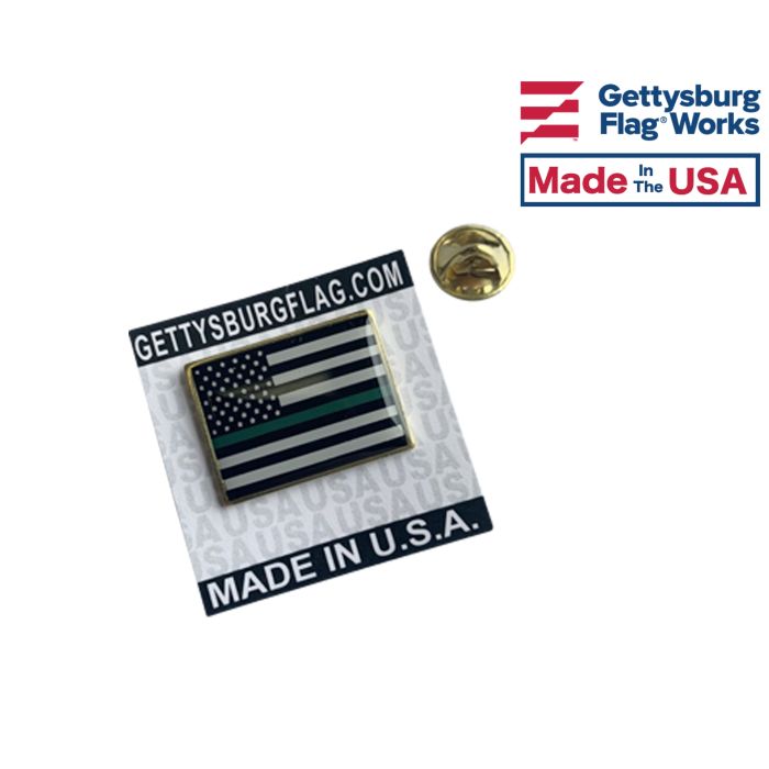 Think Green Line Lapel Pin