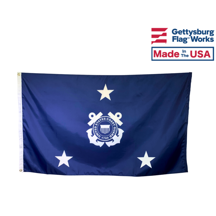 US Coast Guard Vice Admiral Outdoor Flag