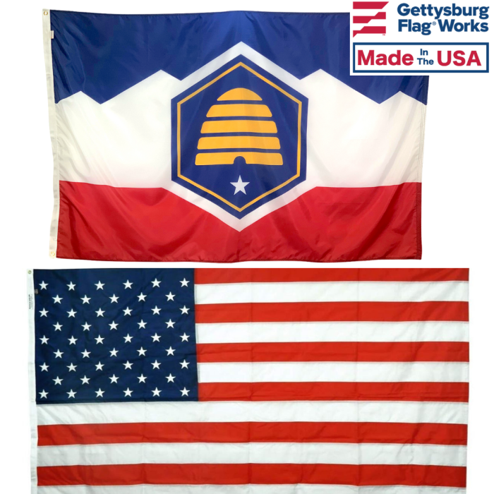 Utah & Battle-Tough® American Flag Combo Pack